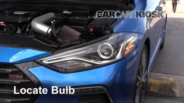 2018 Hyundai Elantra Sport 1.6L 4 Cyl. Turbo Lights Parking Light (replace bulb)